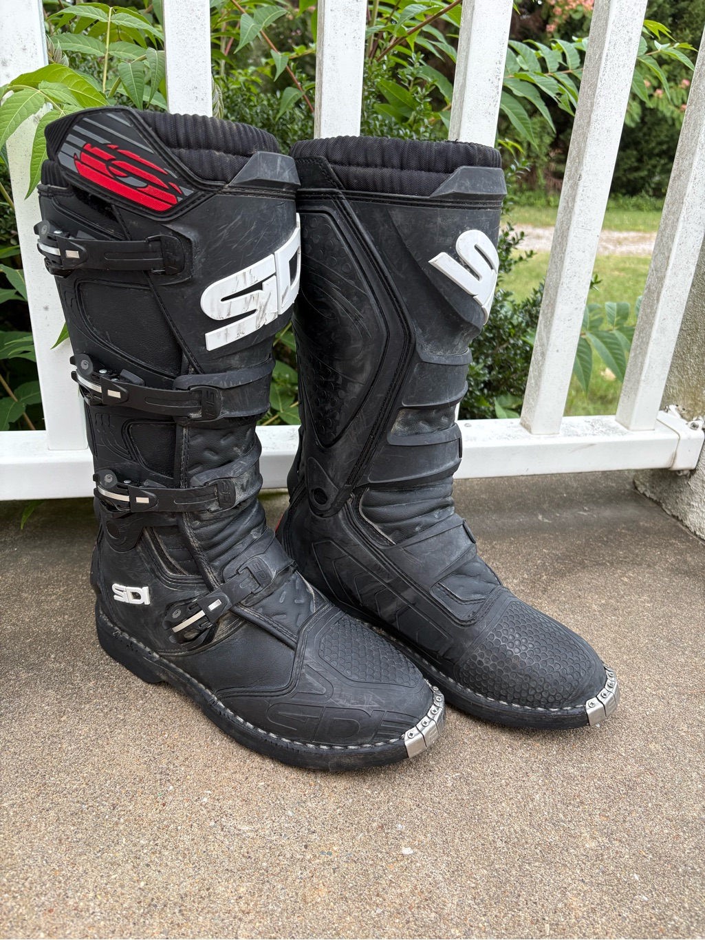 Men’s Black Dirt Bike Boots - High Protection Sidi Black X Power Boots